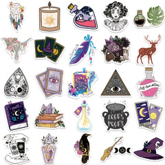 Graffiti Sticker Astrology Tarot Gothic Style Waterproof Kids Girls Gift