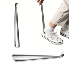 Long Handle Metal Shoe Horn for Seniors 29.97 cm - Dress Shoes & Sneakers
