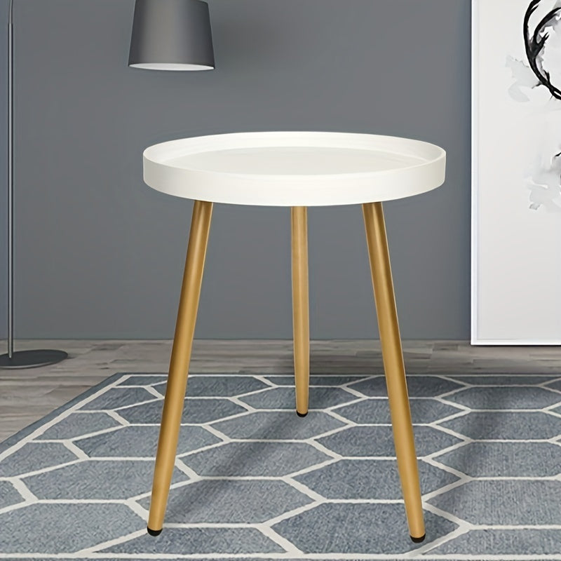 Modern Mini Coffee Table Nordic Round Bedside Leisure Table Tray