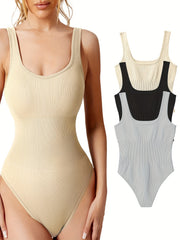 Women's High Stretch Halter Rompers Backless Sport Jumpsuit