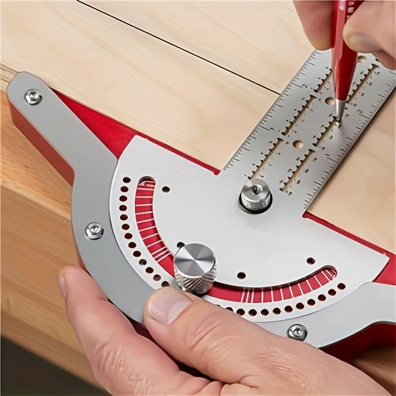 Woodworking Edge Measuring Ruler Protractor T square Woodworking Edge Ruler