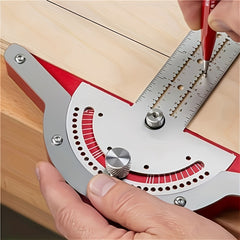 Woodworking Edge Measuring Ruler Protractor T square Woodworking Edge Ruler