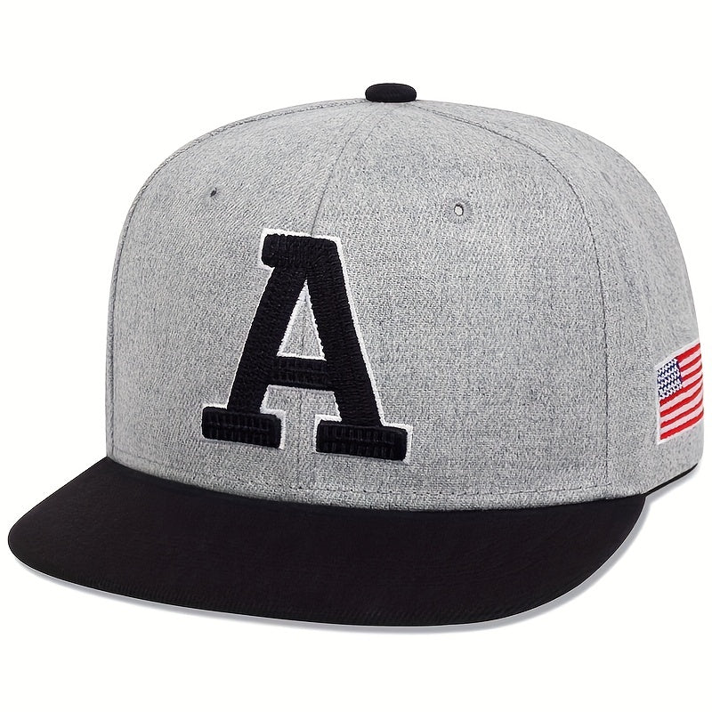 A Embroidery Flag Patch Unisex Baseball Cap Hip Hop Sunshade Dad Hat