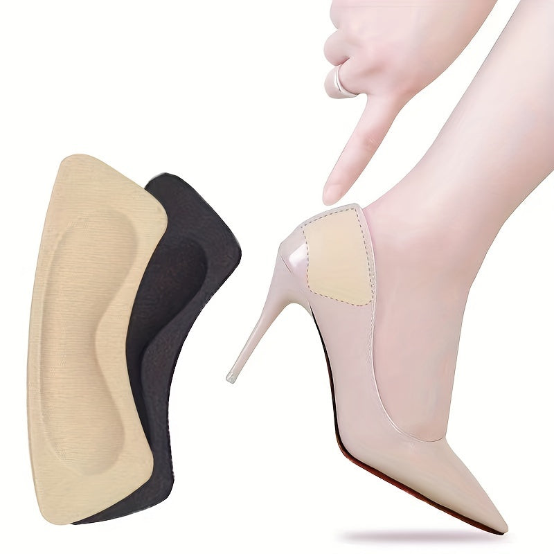 4pcs Heel Sticker Anti Grinding High Heel Shoes Pad Thickened Shoes B