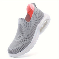 Breathable Slip-on Sneakers w/ Air Cushion for Outdoor