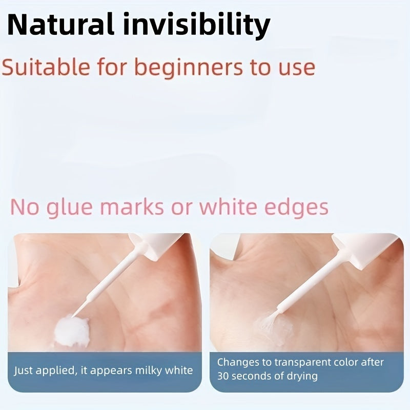 Lash Extension Kit 20 Pairs Natural Look False Eyelashes Applicator Adhesive