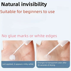 Lash Extension Kit 20 Pairs Natural Look False Eyelashes Applicator Adhesive