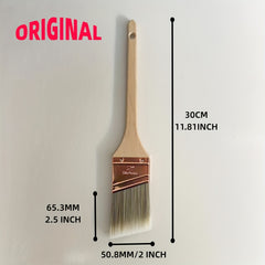 Professional Angled Cut In Paint Brush - Precision Detail Brush for Trim