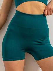 Seamless Sports Shorts High Waist Butt Lifting Biker Shorts Women's Activewear