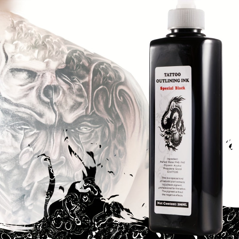 200ml True Tattoo Outlining Ink Professional Pigment