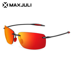 JULI Tr90 Rimless Sports Sunglasses for Men and Women - MJ8009 B