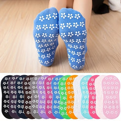 4 Pairs Women's Non Slip Yoga Socks Breathable Dance Training Socks