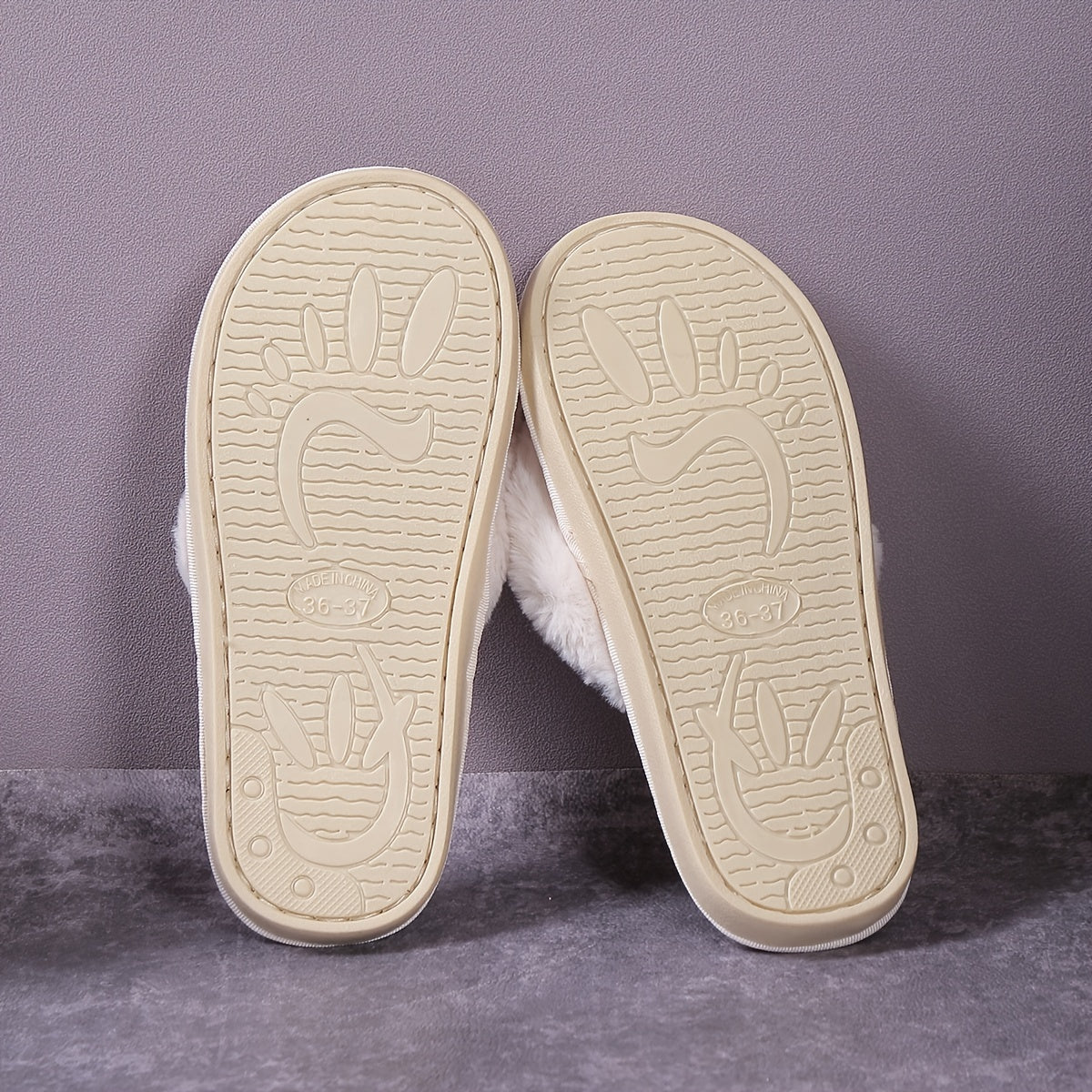 Plush Floral Decor Home Slippers Soft Cozy Indoor Shoes