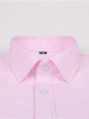 Men's Long-sleeved Solid Business Shirt Spring Autumn