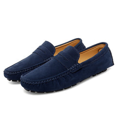 Women's Solid Flat Loafers Comfortable Non slip Round Toe Shoes