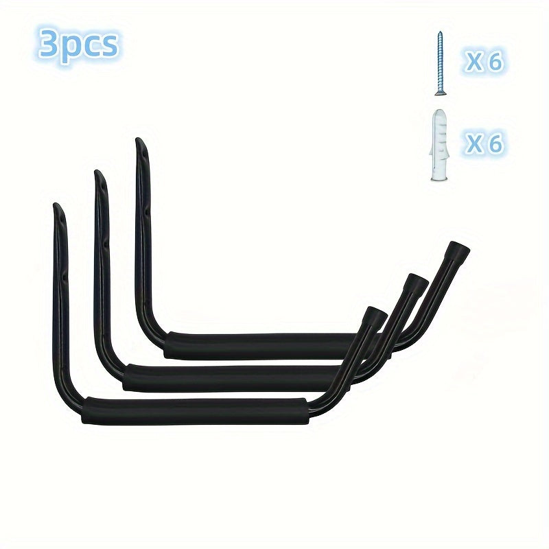 Metal Wall Mounted Storage Hook Rack for Surfboard Snowboard Skateboard