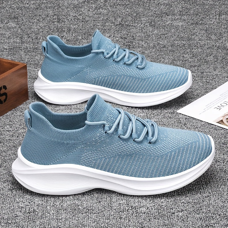 Men's Lace-up Sneakers Lightweight Breathable Sock Shoes