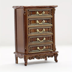 1Pc Dollhouse Bedroom Chest Of Drawers DIY Toys
