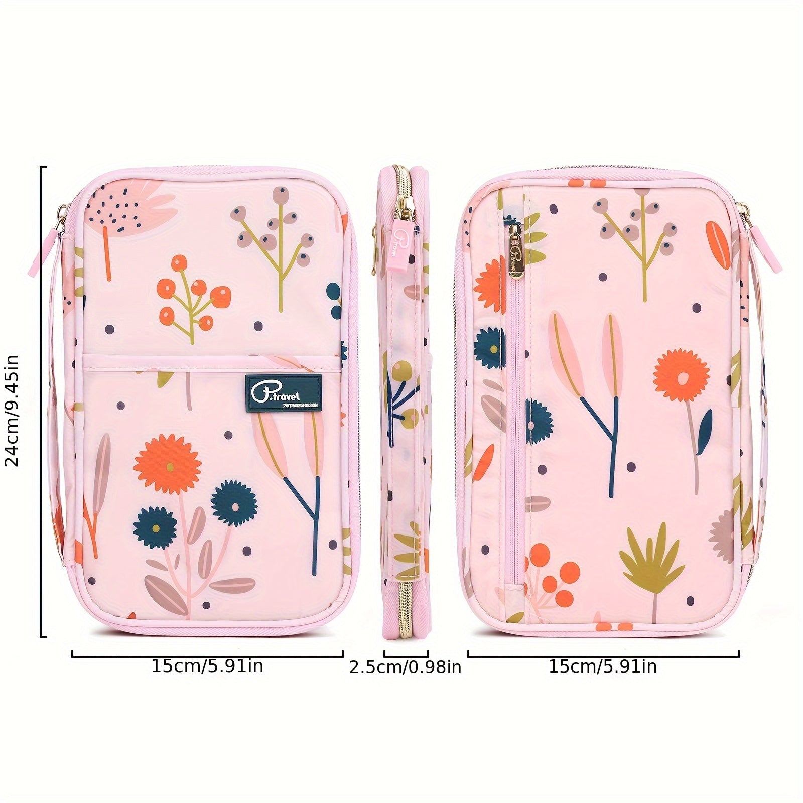 Lychii Passport Wallet Family Organizer RFID Blocking