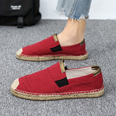 Men's Espadrilles Loafer Shoes Slip on Comfortable Walking Shoes
