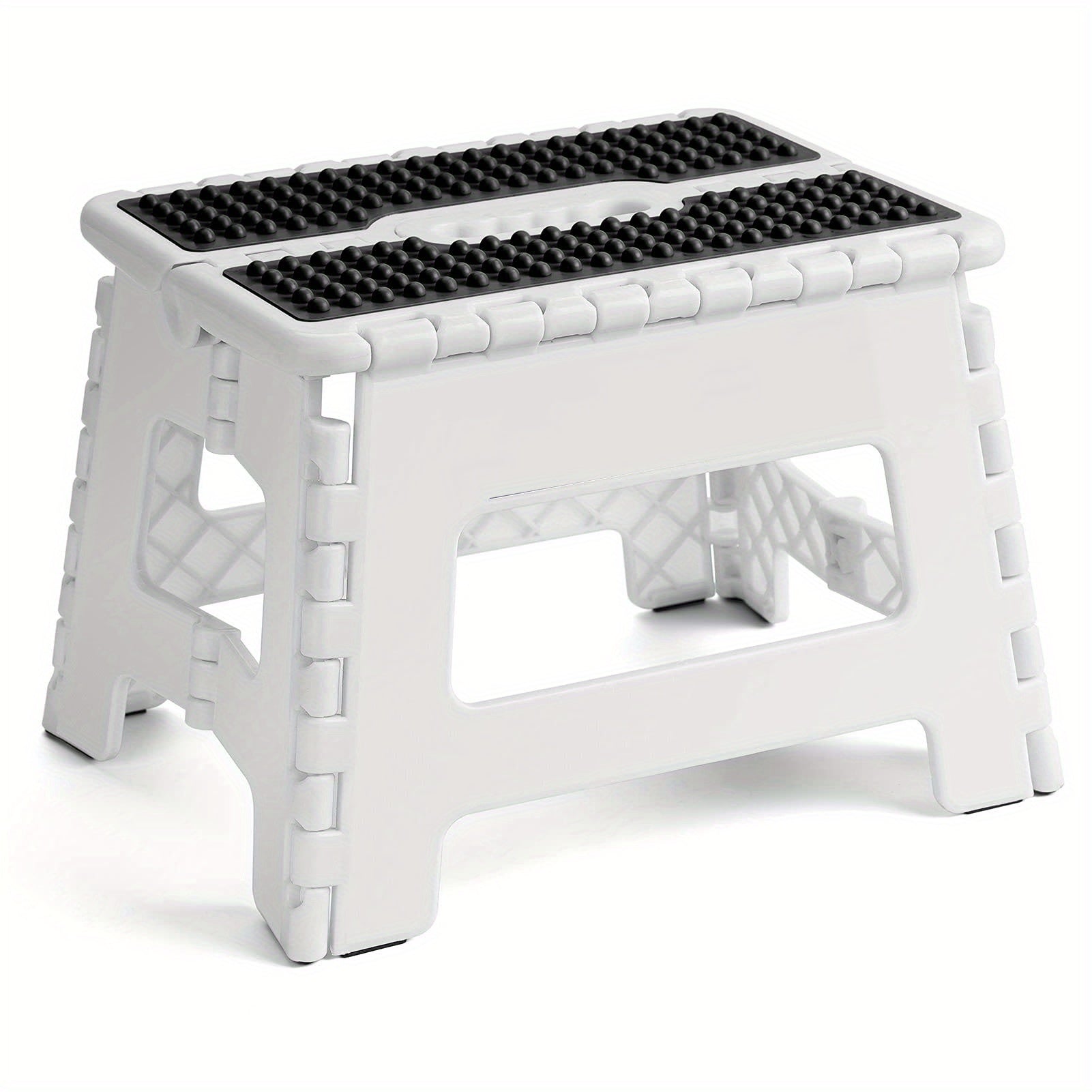 22" Tall Folding Step Stool Non Slip Foldable Step Stool