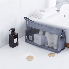 Portable Mesh Toiletry Storage Bag for Travel and Home