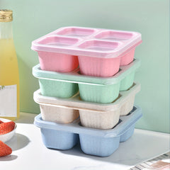 Non stick 4-grid Candies Box Bento Box Snack Nuts Candy Platter