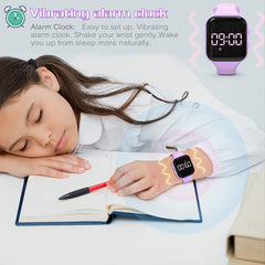LED Fitness Tracker Digital Activity Watch Rechargeable Sport Watch