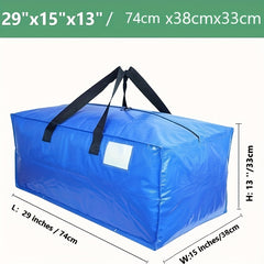 Extra Large Storage Box with Zipper & Carrying Handles for Camping Travel