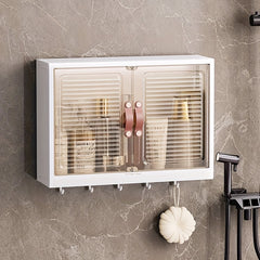 Wall Mounted Storage Box Makeup Organizer Dustproof Skincare Holder