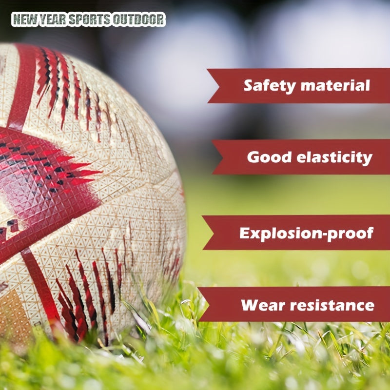 Size 5 Soccer Ball Durable Competition Football