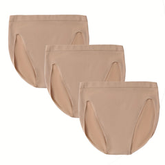 Girls Ballet Briefs High Cut Velvet-Like Underpants