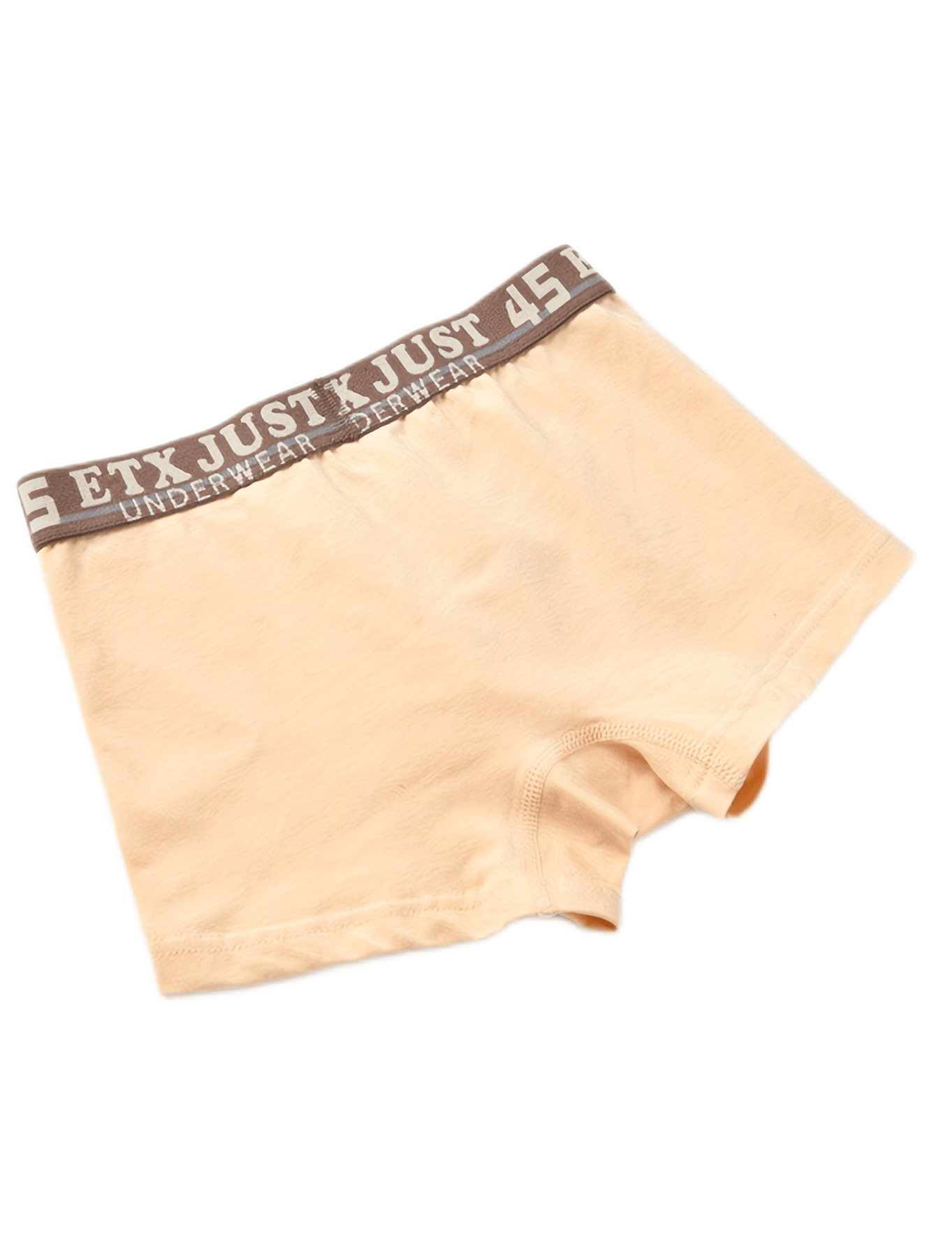 5pcs Boys Letter Tape Boxer Briefs Soft Cotton Underwear
