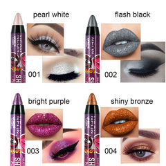20 Eyeshadow Pencil Lipstick Pen Waterproof 2 In 1 Eyeshadow Stick