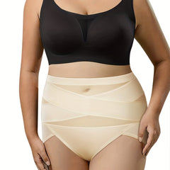 Colorblock High Rise Tummy Control Panty