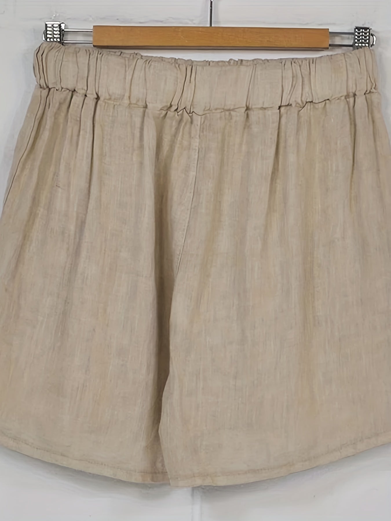 Elastic Waist Drawstring Shorts for Women