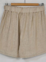 Elastic Waist Drawstring Shorts for Women