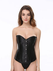 Women's Bustier Corset Top Sexy Lingerie Sets Satin Waist Cincher
