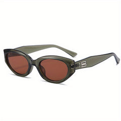 Men's Cat Eye Shape Sunglasses Vintage PC Sunglasses