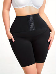 High Waist Tummy Control Slimmer Shorts with Pockets