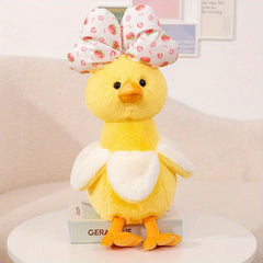 Yellow Duck Plush Toy Cartoon Doll for Family and Friends