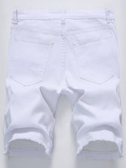 Men's Casual Denim Shorts with Pockets