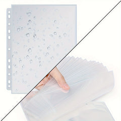 Card Sleeve Protector Album for Menu, 30 50 Sheet Photocard Binder Pockets
