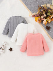 Knitted Bottoming Sweatshirts Set for Newborns