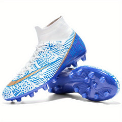 Kids Football Cleats Outdoor Anti-skid Soccer Shoes