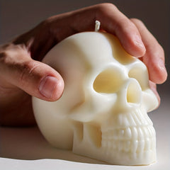 Skeleton Candle Silicone Mold for Halloween Easter Candle Making Soap Gypsum Mol