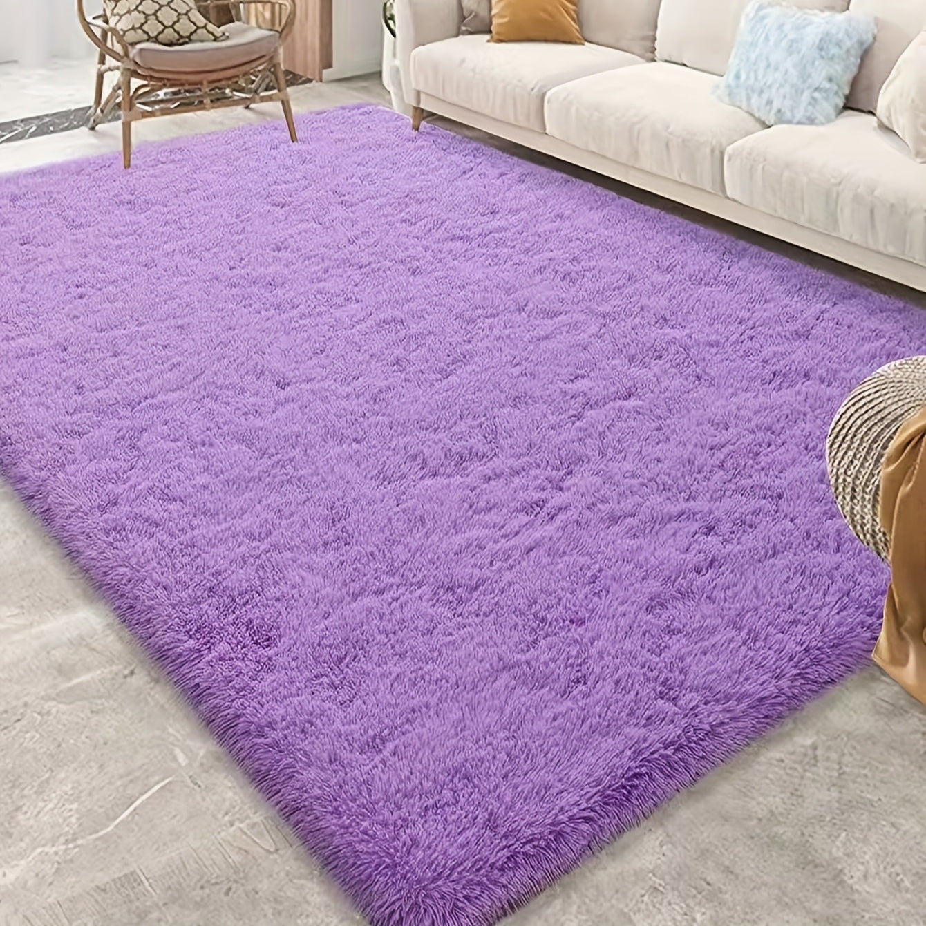 Ultra Plush Fluffy Area Rug Soft Fuzzy Shag Rugs for Bedroom Living Room