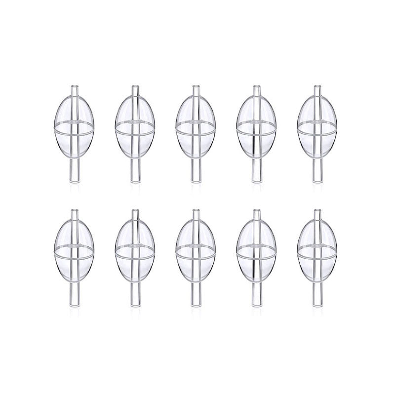 10pcs Fishing Slip Cast Spin Floats Fly Fishing Floats Clear Bobbers