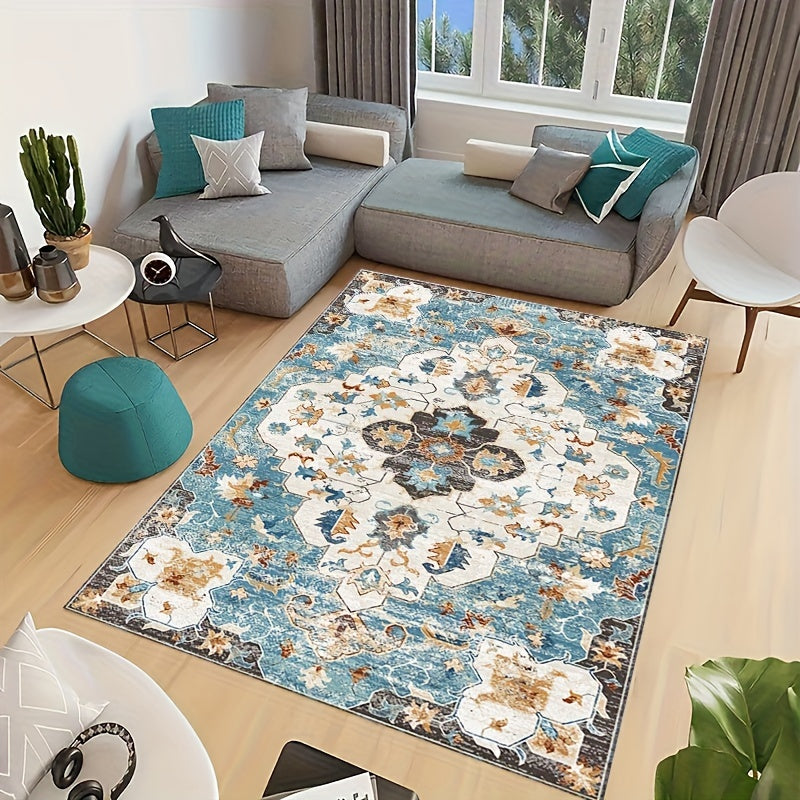 Bohemian Area Rug Washable Anti-Skid Carpet