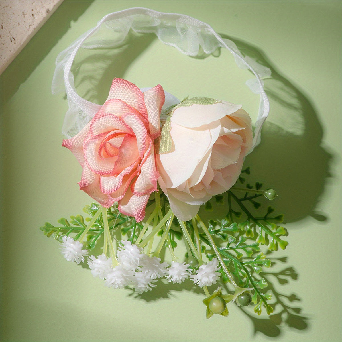 Pastoral Style Flower Wristband Lace Strap Women's Accessories